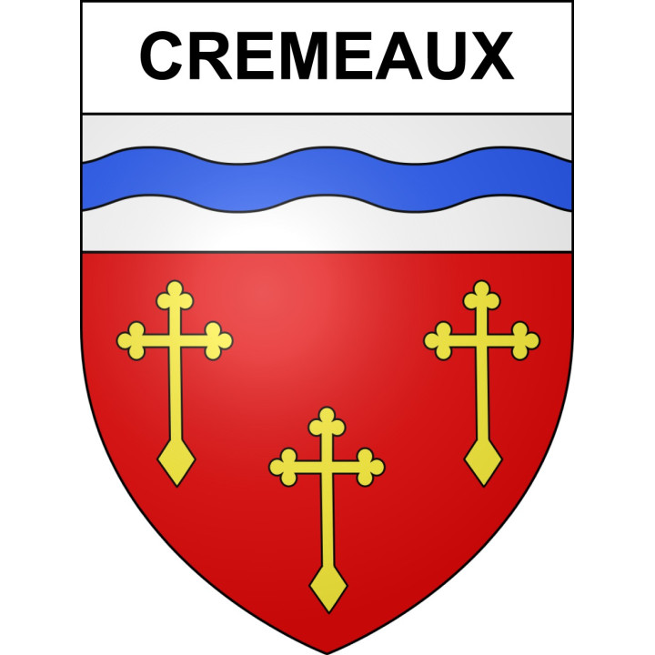 Stickers coat of arms Cremeaux adhesive sticker