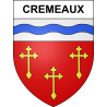 Stickers coat of arms Cremeaux adhesive sticker
