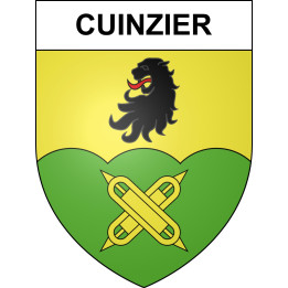Cuinzier 42 ville sticker blason écusson autocollant adhésif
