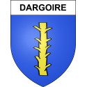 Dargoire 42 ville sticker blason écusson autocollant adhésif