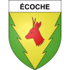 Écoche Sticker wappen, gelsenkirchen, augsburg, klebender aufkleber