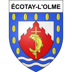 Adesivi stemma Écotay-l'Olme adesivo