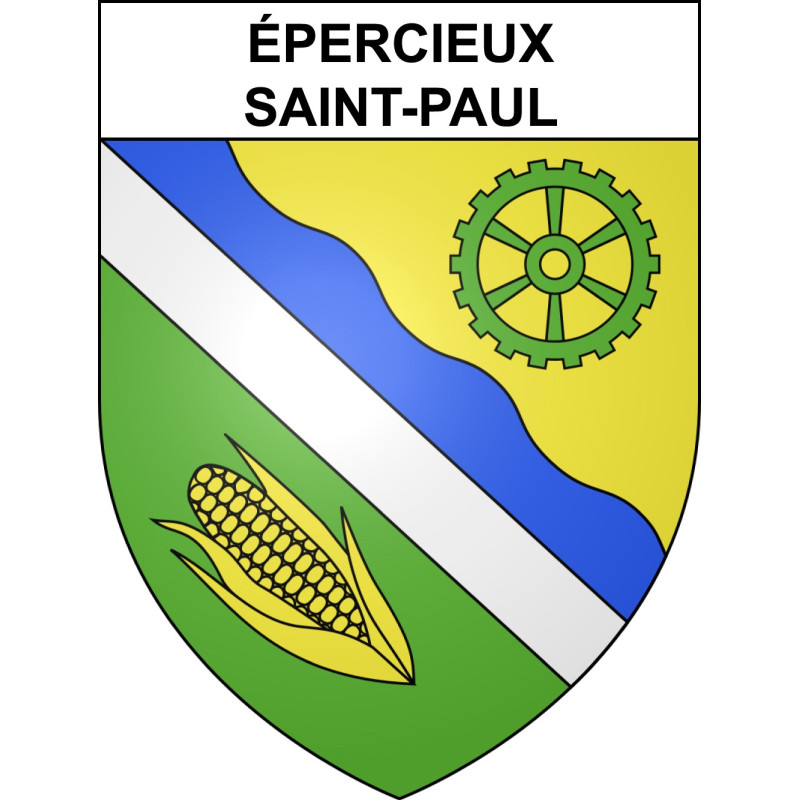 Épercieux-Saint-Paul Sticker wappen, gelsenkirchen, augsburg, klebender aufkleber