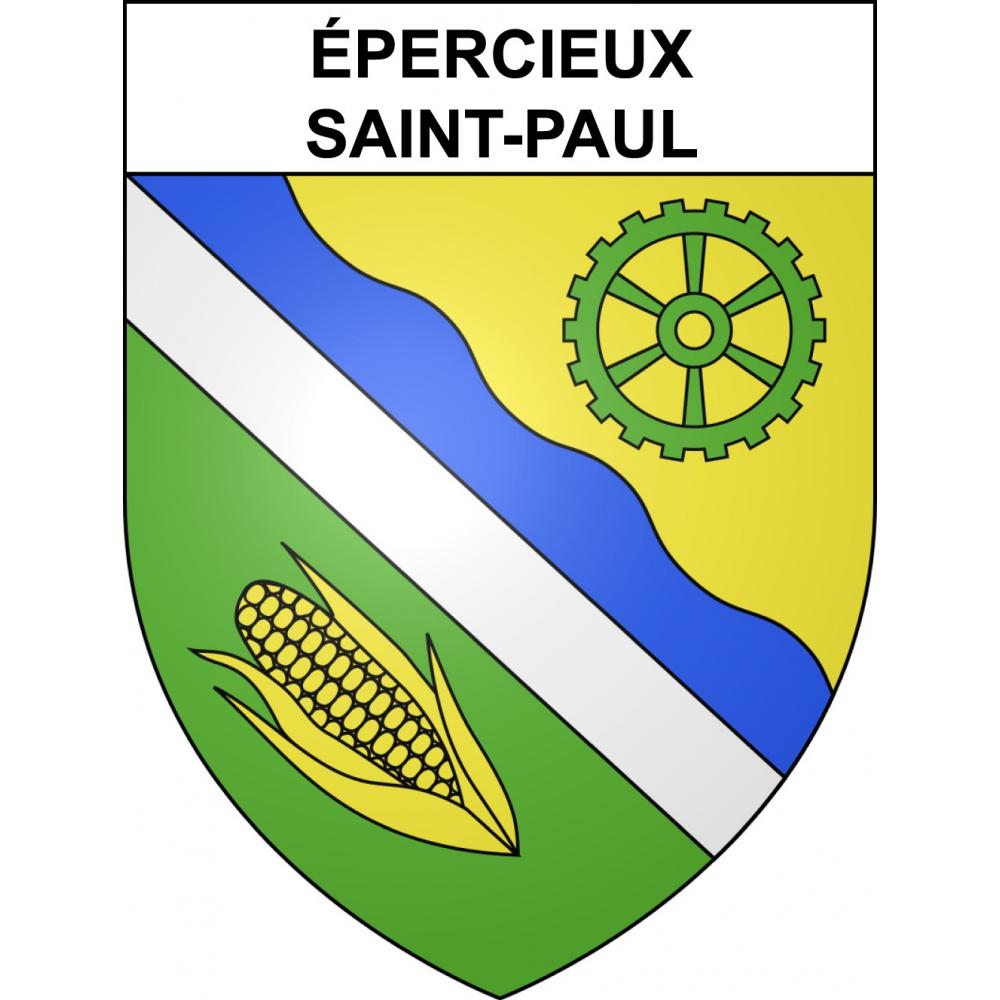 Stickers coat of arms Épercieux-Saint-Paul adhesive sticker