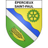 Épercieux-Saint-Paul 42 ville sticker blason écusson autocollant adhésif