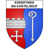 Essertines-en-Châtelneuf Sticker wappen, gelsenkirchen, augsburg, klebender aufkleber