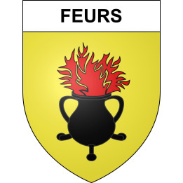 Stickers coat of arms Feurs adhesive sticker