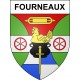 Fourneaux 42 ville sticker blason écusson autocollant adhésif