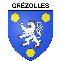 Adesivi stemma Grézolles adesivo