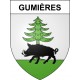 Stickers coat of arms Gumières adhesive sticker