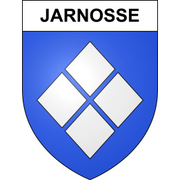 Jarnosse 42 ville sticker blason écusson autocollant adhésif