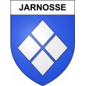Pegatinas escudo de armas de Jarnosse adhesivo de la etiqueta engomada
