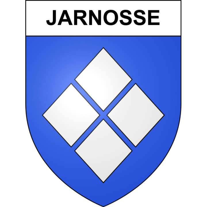 Jarnosse Sticker wappen, gelsenkirchen, augsburg, klebender aufkleber