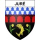 Juré 42 ville sticker blason écusson autocollant adhésif