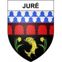 Pegatinas escudo de armas de Juré adhesivo de la etiqueta engomada