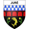 Juré 42 ville sticker blason écusson autocollant adhésif
