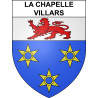Pegatinas escudo de armas de La Chapelle-Villars adhesivo de la etiqueta engomada