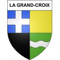 La Grand-Croix 42 ville sticker blason écusson autocollant adhésif
