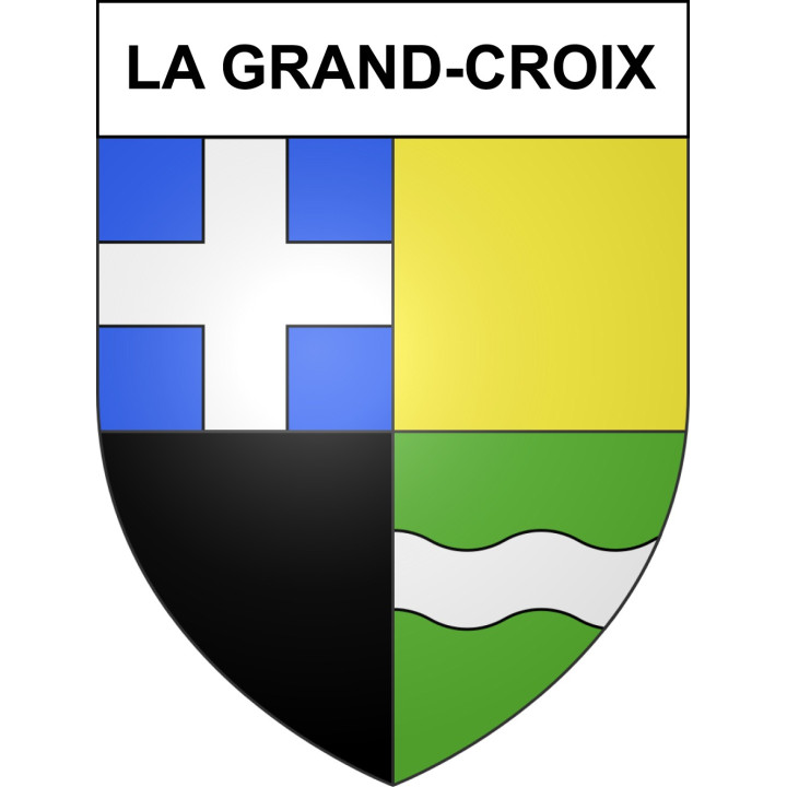 Stickers coat of arms La Grand-Croix adhesive sticker
