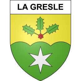 La Gresle Sticker wappen, gelsenkirchen, augsburg, klebender aufkleber