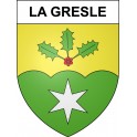 La Gresle Sticker wappen, gelsenkirchen, augsburg, klebender aufkleber