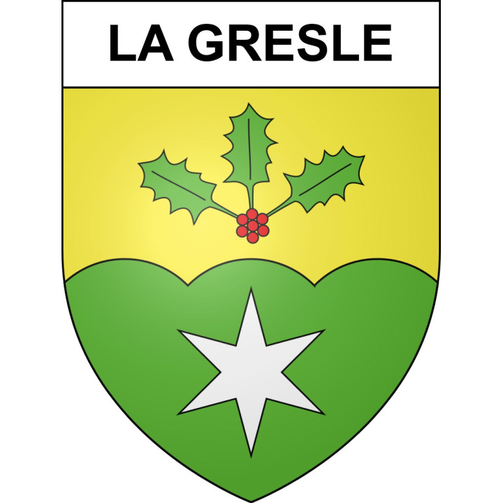 La Gresle Sticker wappen, gelsenkirchen, augsburg, klebender aufkleber