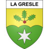 La Gresle Sticker wappen, gelsenkirchen, augsburg, klebender aufkleber
