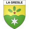 Pegatinas escudo de armas de La Gresle adhesivo de la etiqueta engomada