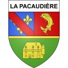 La Pacaudière 42 ville sticker blason écusson autocollant adhésif