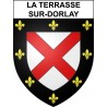 La Terrasse-sur-Dorlay Sticker wappen, gelsenkirchen, augsburg, klebender aufkleber