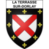 Stickers coat of arms La Terrasse-sur-Dorlay adhesive sticker