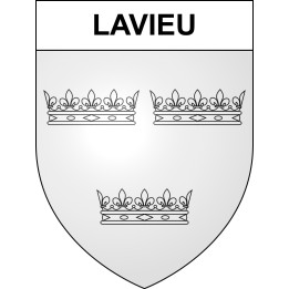 Lavieu 42 ville sticker blason écusson autocollant adhésif
