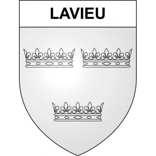 Lavieu 42 ville sticker blason écusson autocollant adhésif