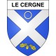 Le Cergne 42 ville sticker blason écusson autocollant adhésif
