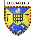 Adesivi stemma Les Salles adesivo