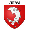 L'Étrat 42 ville sticker blason écusson autocollant adhésif