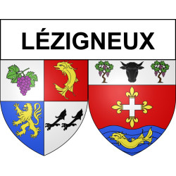 Adesivi stemma Lézigneux adesivo