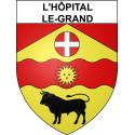 Adesivi stemma L'Hôpital-le-Grand adesivo