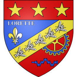 Stickers coat of arms Lorette adhesive sticker