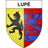 Stickers coat of arms Lupé adhesive sticker