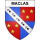 Maclas 42 ville sticker blason écusson autocollant adhésif