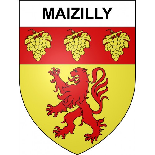 Maizilly 42 ville sticker blason écusson autocollant adhésif
