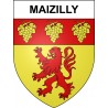 Maizilly 42 ville sticker blason écusson autocollant adhésif
