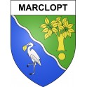 Pegatinas escudo de armas de Marclopt adhesivo de la etiqueta engomada