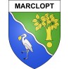 Marclopt 42 ville sticker blason écusson autocollant adhésif