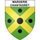 Stickers coat of arms Margerie-Chantagret adhesive sticker