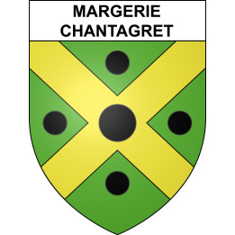 Margerie-Chantagret Sticker wappen, gelsenkirchen, augsburg, klebender aufkleber