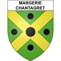Adesivi stemma Margerie-Chantagret adesivo