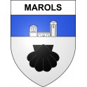 Marols 42 ville sticker blason écusson autocollant adhésif