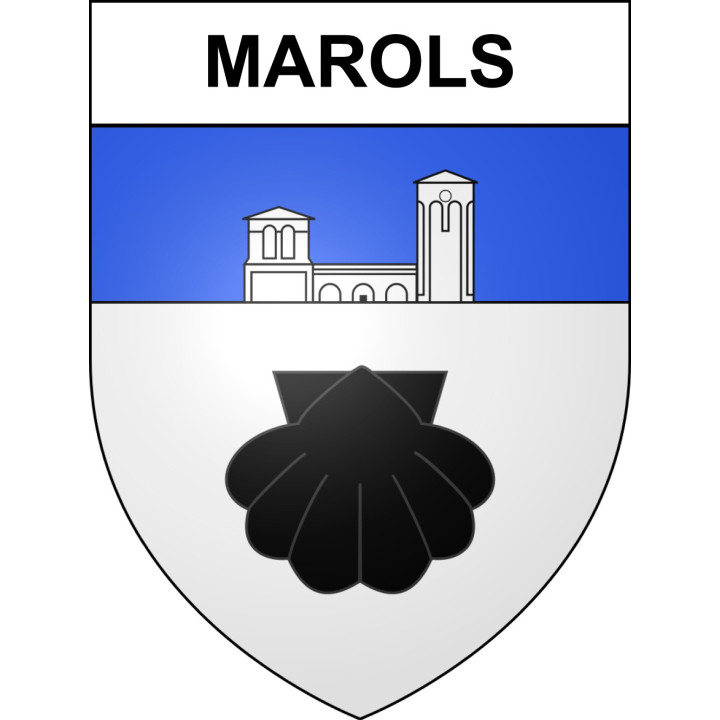 Stickers coat of arms Marols adhesive sticker